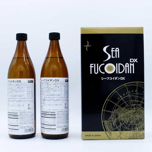 (Non Sugar) Genuine Authentic Japanese [Ultra Low (Samll) Molecular Weight Sea Fucoidan Beverage Juice] Made in Japan Seaweed Mozuku Juice 900ml x 2bottles / a box