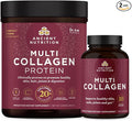 Ancient Nutrition Multi Collagen Capules 90 Count + Multi Collagen Protein Powder Unflavored 60 Servings