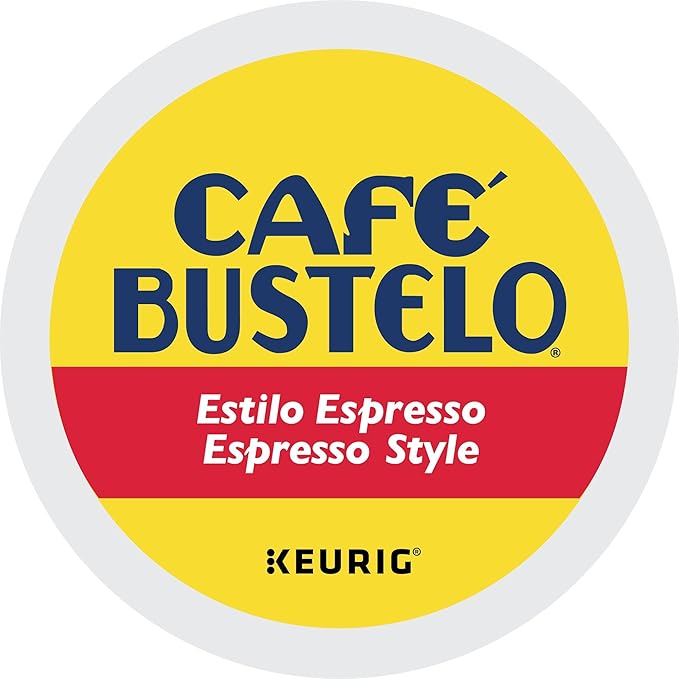Cafe Bustelo Keurig Caf Bustelo Single Serve Pods Espresso Roast Classic Box Of 24 Pods Case Of 4 Boxes