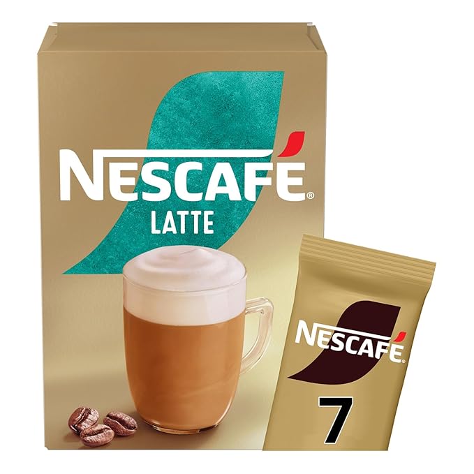 NESCAFÉ LATTE Instant Coffee Sachets x7 (Pack of 6 Total 42 Sachets)