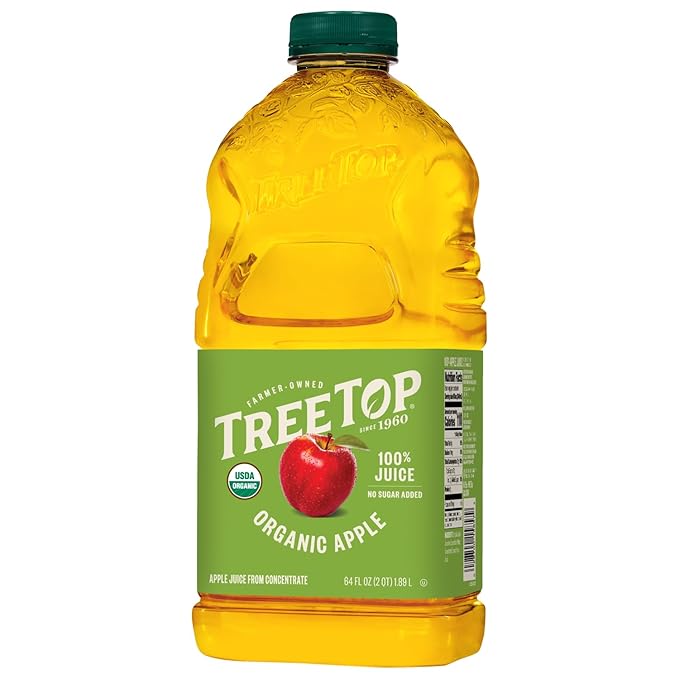 Tree Top Organic Apple Juice 64 Fl Oz (Pack of 8)