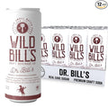 Wild Bill's Dr Bill Soda Classic Craft Soda Pop Soft Drinks Sodas Made with Pure Cane Sugar Caffeine Free NO High Fructose Corn Syrup Gluten Free Vegan Low Sodium 12 Oz 12 Pack