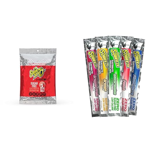 Sqwincher Zero Sugar Hydration Bundle - Qwik Stiks (Pack of 50) + Sqweeze Freezer Pops (50 Total)