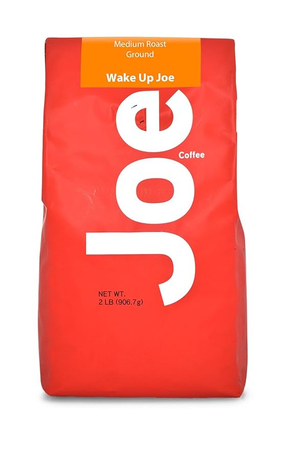 Tall Dark and Handsome and Wake Up Joe 4 Pound Ground Coffee Bundle
