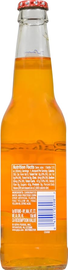 Goya Foods Refresco Cola Champagne 12 Fl Oz (Pack of 24)