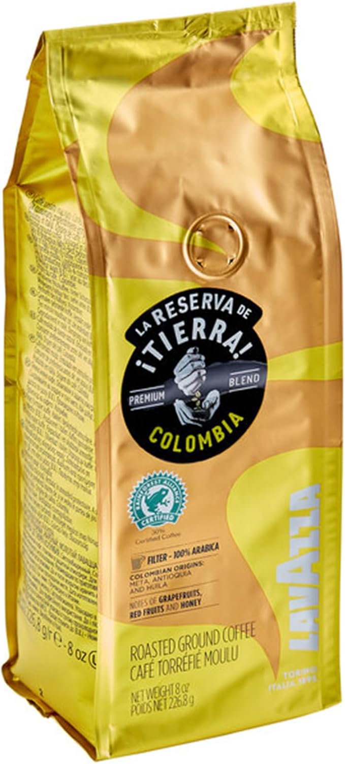 Tierra! Colombia Coarse Ground Coffee 8 oz. - 6/Pieces WS-110LVCCOLMGR-NPF