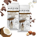 Barnie's Coffee German Chocolate Cake Ground Coffee with Decadent Coconut Chocolate and Hazelnut Cake Flavor Medium Roasted Arabica Coffee Beans 12 oz Bag (Pack of 2) (54105)