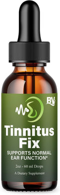BLUE VIBE TinnitusFix Liquid Drop Supplement Advanced Maximum Strength Overall Health &amp Wellness Support TinnitusFix Premium Daily Health Management &amp Overall Support Formula (2oz / 60ml)