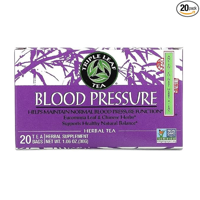 Triple Leaf Tea Blood Pressure Tea ( 6x20 BAG) ( Value Bulk Multi-pack)