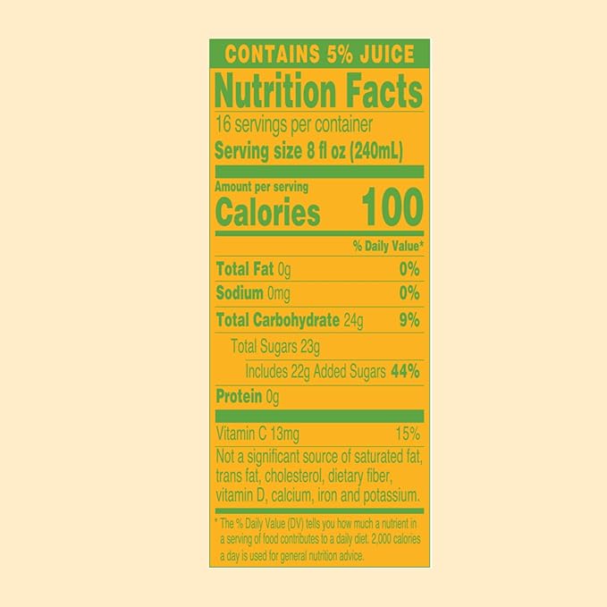 AriZona Mucho Mango Juice Drink 128 Fl Oz Gallon