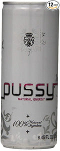Pussy Natural Energy Drink 12 Pack