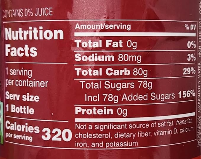 Fruit Flavored Sparkling Soda Pop Soft Drink 20oz Plastic Bottles (6pack variety Fruit Punch Grape Strawberry Berry Pineapple Orange)