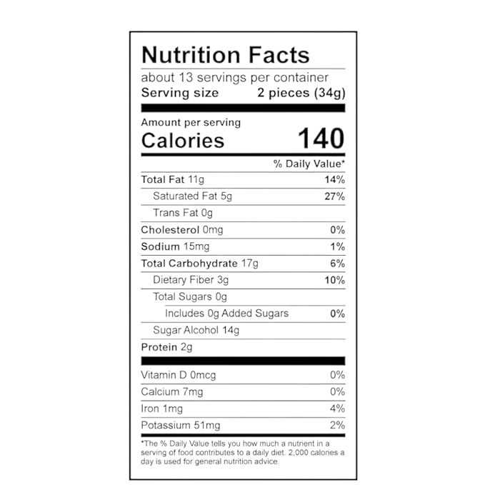 Sugar Free Chocolate Pecan Delight-1 lb Deliciously Crafted for a Guilt-Free Indulgence Made with Stevia Extract-Perfect for Health-Conscious Chocolate Lovers(16 oz)