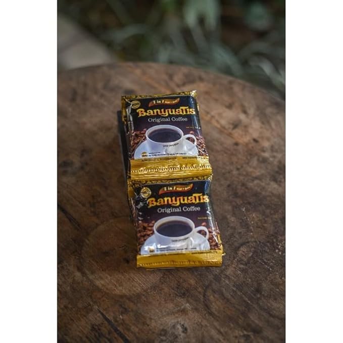 BanyuaTis Indonesia Sweetened Coffee 2 In 1 Kopi + Gula 18g × 11sachet