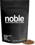 Noble All-in-One Chocolate Protein Powder 21g Grass-Fed Beef Protein &amp Collagen Colostrum &amp Organ Blend Whey-Free Seed Oil-Free Zero-Carb 30 Servings (1.75lbs)
