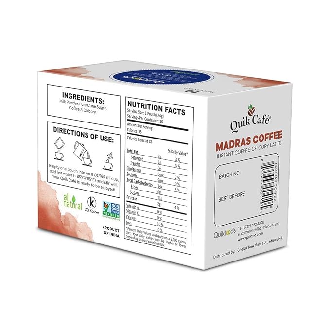 QuikCafe Madras Coffee10 countPack of 4