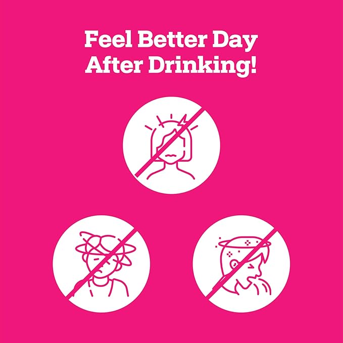 ALDICOM A | Before Drinking Party Favors Feel Better After Alcohol Science-Backed After Drinking Supplement Travel Size Liquid 5-Pack (0.6 oz)