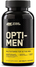 Optimum Nutrition Opti-Men Daily Multivitamin for Men Immune Support Supplement with Amino Acids 80 Day Supply 240 Count (Packaging May Vary)