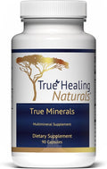 True Healing Naturals - True Minerals Supplement Promotes Gut &amp Heart Health 90 Vegetarian Capsules