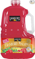 Langers Cranberry Pineapple Juice Cocktail 101.4 Fl Oz (Pack of 4)