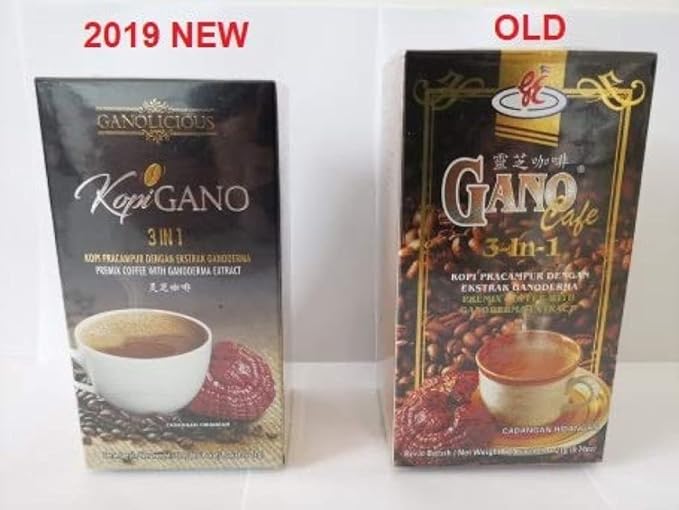 2 Boxes GanoCafe 3 in 1 Ganoderma Healthy Latte Coffee FREE Zrii Rise Coffee