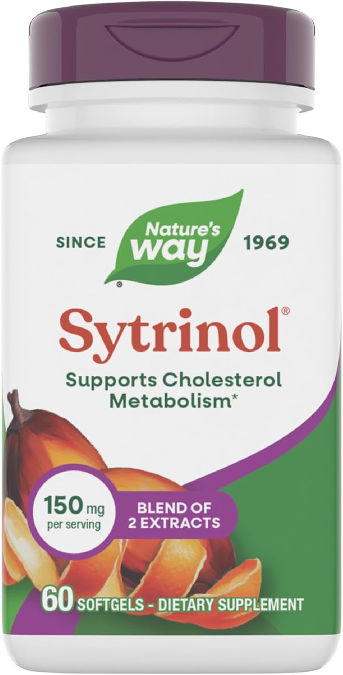 Nature's Way Sytrinol Cholesterol Control Premium Blend 60 Softgels