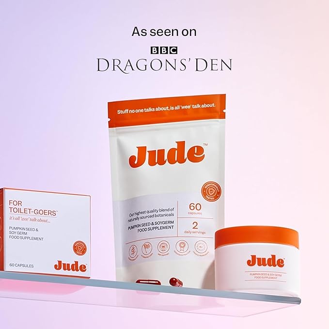 Jude Bladder Control Supplements for Women | Overactive Bladder Support Pills to Reduce Leakage and Incontinence | Go Less for Frequent Urination | 60 Count (1 Month Supply)