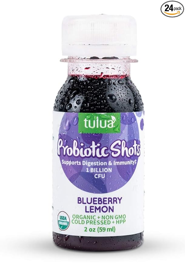 Tulua Blueberry Probiotic Shots 24-Pack