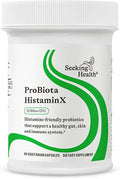 Seeking Health ProBiota HistaminX - Digestion Supplement for Gut Health Support - Support Histamine with Lactobacillus Plantarum &amp Lactobacillus Salivarius - Support Immune &amp Skin Health - 60