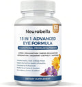 Neurobella Eye Formula Neurobella 15 in 1 Advanced Eye Formula with All 3 Carotenoids Lutein &amp Zeaxanthin Saffron &amp Bilberry Extract