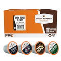 Fresh Roasted Coffee Dark Roast Blend Variety Pack K-Cup Compatible 96 Count