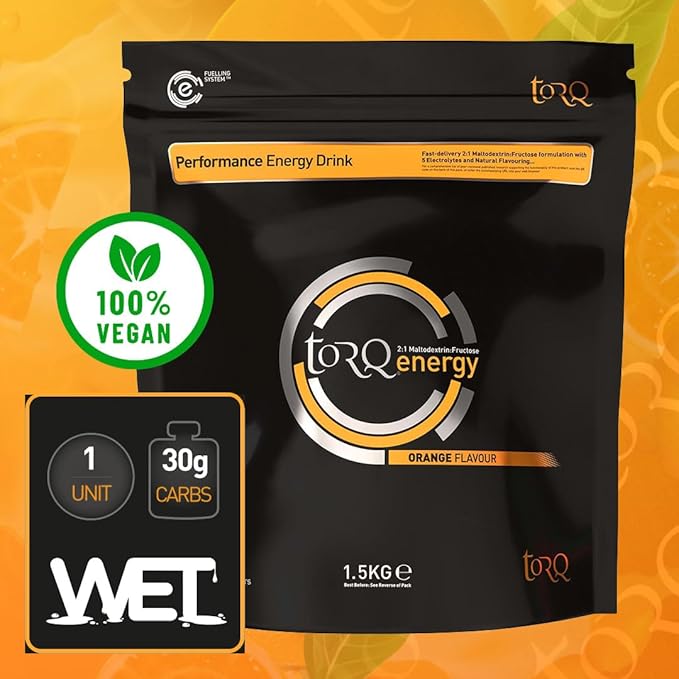 TORQ Energy Drink Mix - Natural Orange - 45 Serving