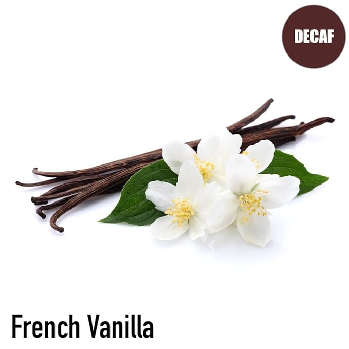 French Vanilla Flavored Decaf Coffee Ground Fresh Roasted 5 lbs