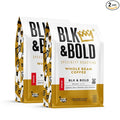 BLK &amp Bold Whole Bean Coffee Espresso Dark Roast 100% Arabica Coffee Beans Bold Heavy Body with Smooth Toasty Finish Fresh Roasted Coffee for Espresso Machine Drip French Press &amp Cold Br