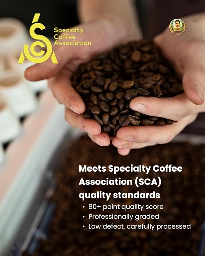 Via Guatemala Coffee – Guatemala Medium Roast Ground Coffee Single-Origin Arabica Mayan Power 16 oz