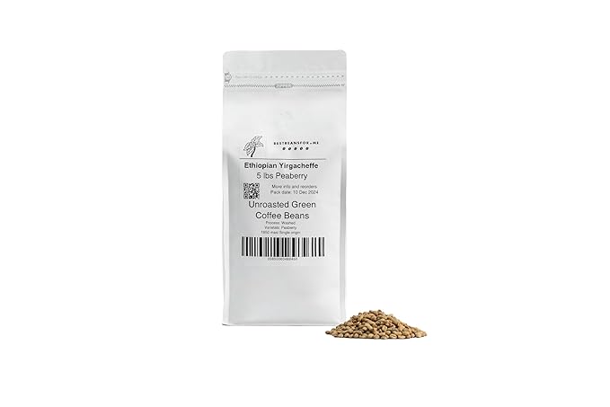 Single Origin Unroasted Green Coffee Beans picked by BestBeansForMe Specialty Grade our own and partneres farm (5 lbs Ethiopian)