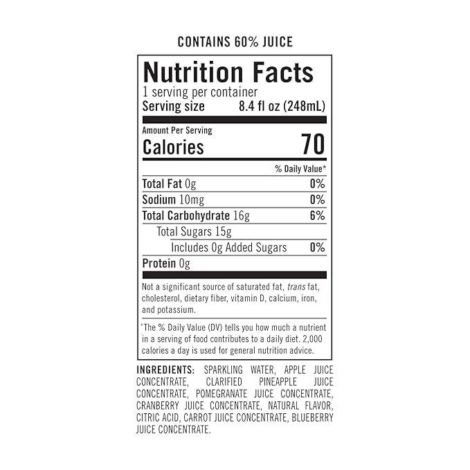 IZZE Sparkling Juice Pomegranate 8.4 Fl Oz (Pack of 12)