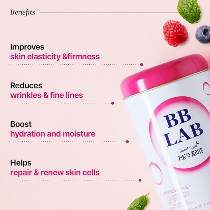 BB LAB [Galentine’s Day Glow Collagen Set] Goodnight 1200mg Collagen + Glutathione 200mg