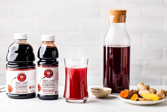 Cherry Bay Orchards Tart Cherry Concentrate - Natural Juice to Promote Healthy Sleep 32oz Bottle