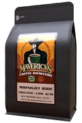 Midnight Ride Blend | 90% Less Acid | Low Acid Coffee 100% Organic ingredients| Bold Roast - - Whole Bean 1lb