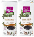 Pack Of 2 Organic House Blend Medium Roast Ground Coffee 10 oz