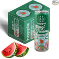 Happie Fungi Fusion Watermelon – Sparkling Mushroom Drink with Lion's Mane (900mg) Cordyceps &amp Reishi – Caffeine-Free Functional Beverage Zero Sugar Vegan Adaptogen Soda Alternative (12 Pack)