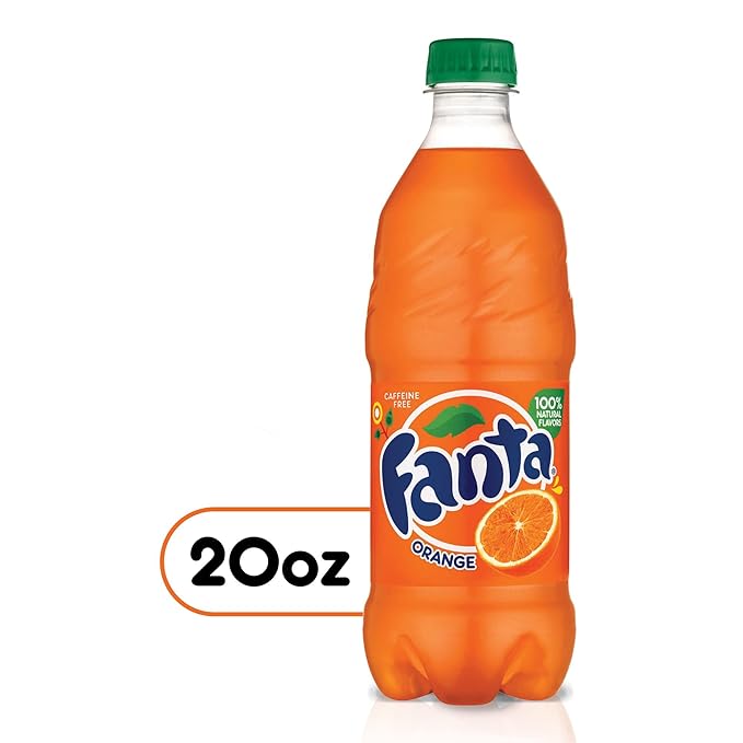 Fanta Orange Soda 20 Fl Oz Bottle (Pack of 24)