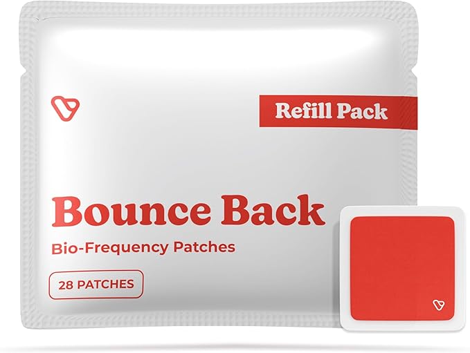 Bounce Back Patches | Vibrants Bio-Frequency Patch for Pain | Refill Pack of 28 Pain Patches