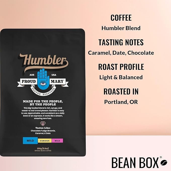 Bean Box Coffee Sampler - Roasted by Proud Mary 4-Pack Freshly Ground Coffee Gourmet Coffee