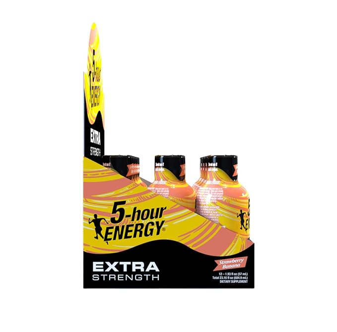 5-hour ENERGY® shot Extra Strength Strawberry Banana 1.93 oz. 24 Pack