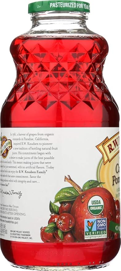 Knudsen Organic Cranberry Pomegranate Juice (12x32 OZ)