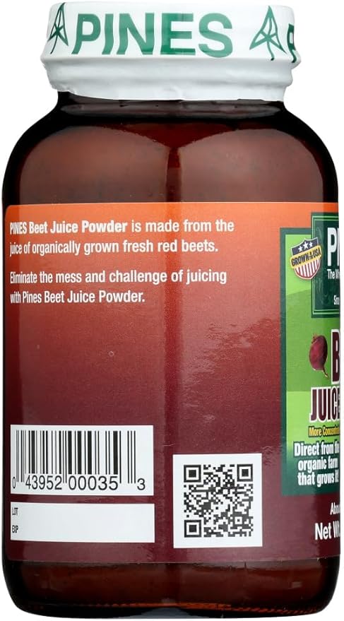 Pack of 6 x Pines International Beet Juice Powder - 5 oz by Pines International