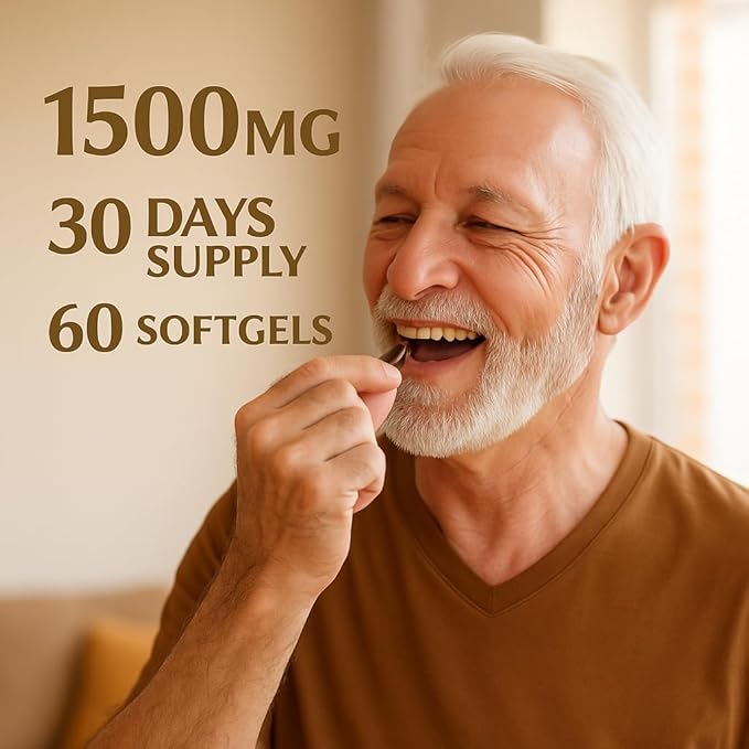 1500 MG Liposomal NAD+ 98%+ Absorption NAD+ Supplement for Women &amp Men with TMG for Aging Defense Cellular Energy Heart &amp Brain Function Longevity 120 Softgels