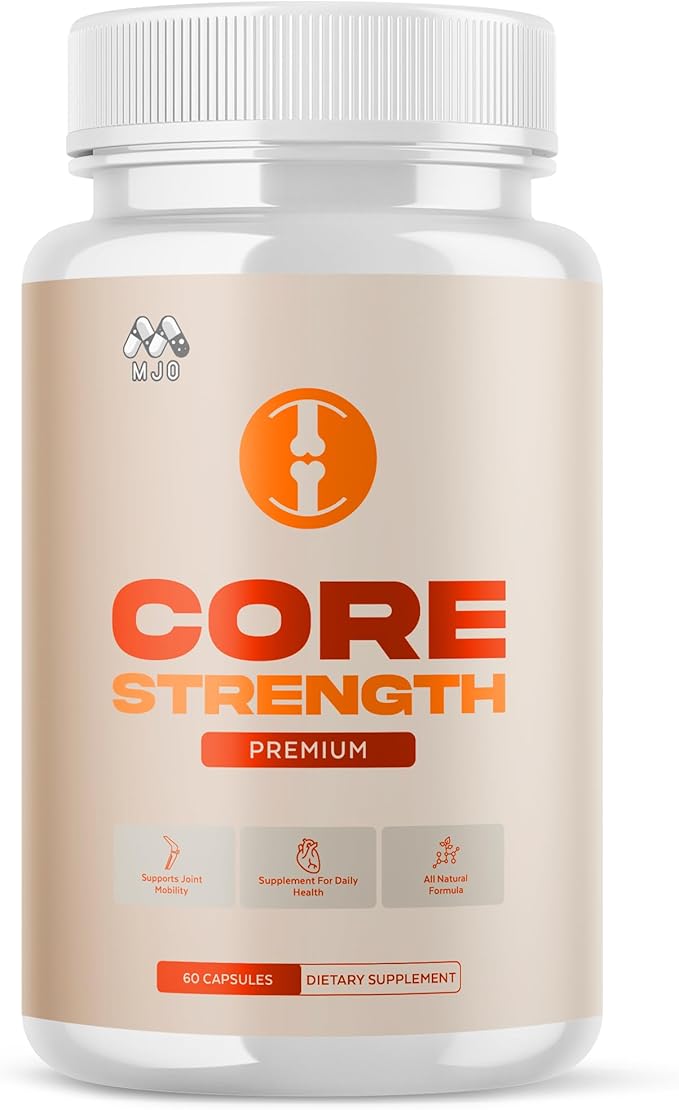 Core Strength Joint Support Capsules Official CoreStrength Pills with All Natural Ingredients Advanced Overall Health &amp Wellness Support Supplement with Maximum Strength Multivitamins (60 Capsul